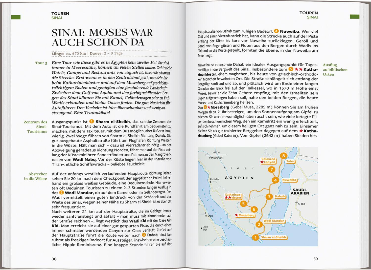 Beispielinhalt (Bild) Baedeker Reiseführer Ägypten