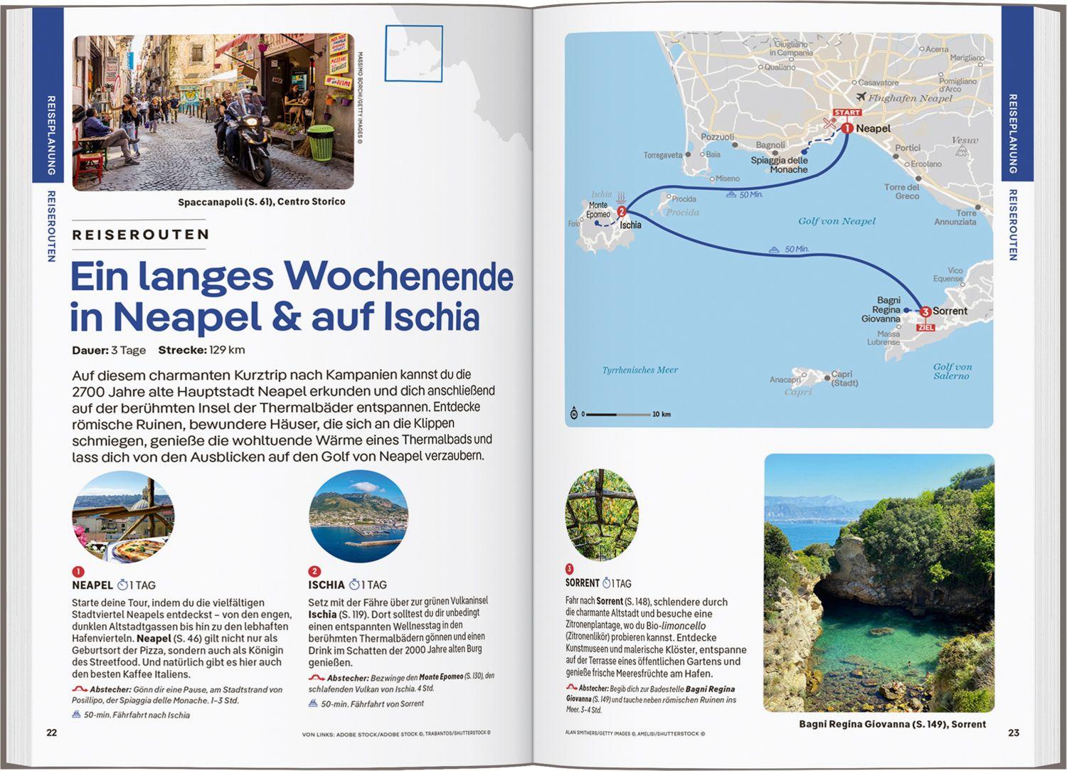 Beispielinhalt (Bild) LONELY PLANET Reiseführer Neapel & Amalfiküste