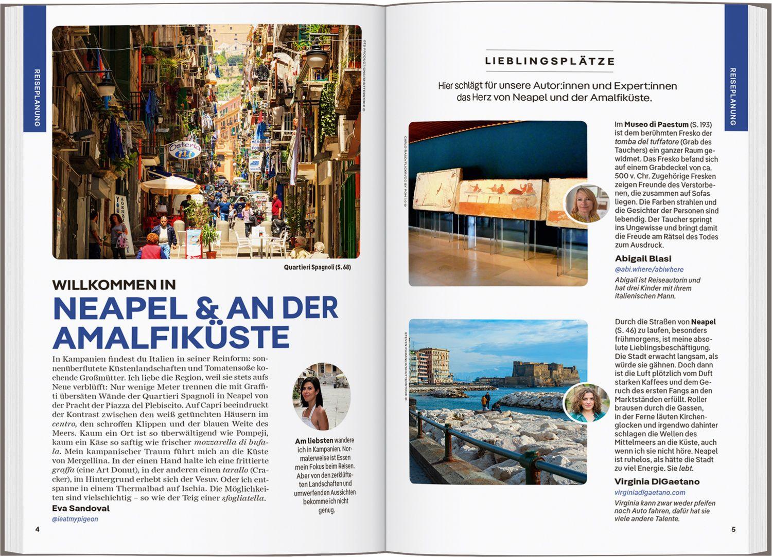 Beispielinhalt (Bild) LONELY PLANET Reiseführer Neapel & Amalfiküste