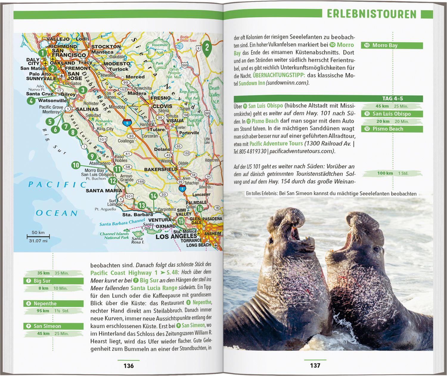 Beispielinhalt (Bild) MARCO POLO Reiseführer USA West