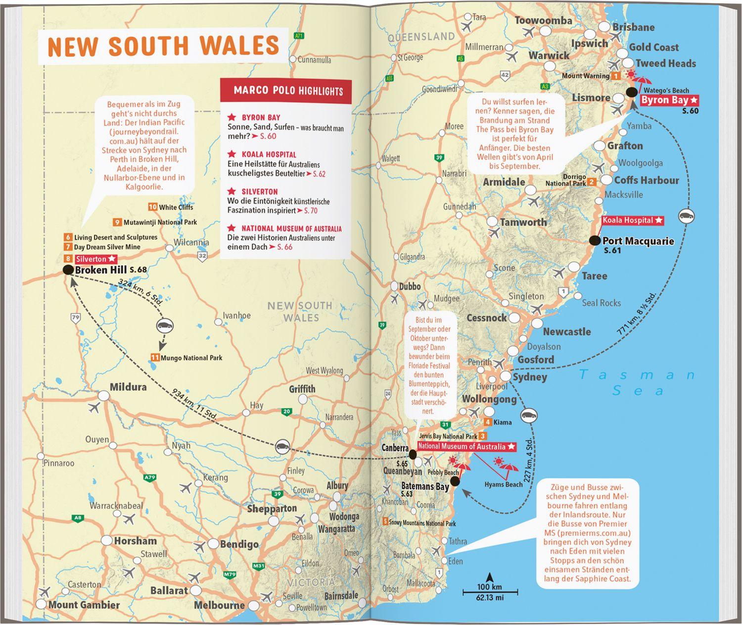 Beispielinhalt (Bild) MARCO POLO Reiseführer Australien, Sydney