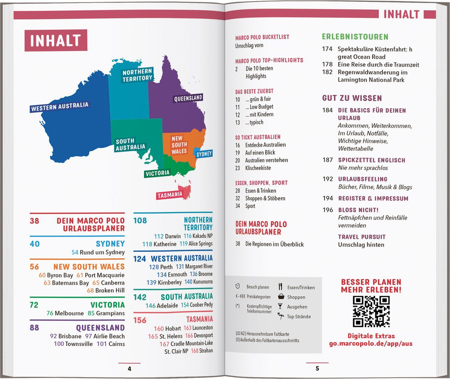 Beispielinhalt (Bild) MARCO POLO Reiseführer Australien, Sydney