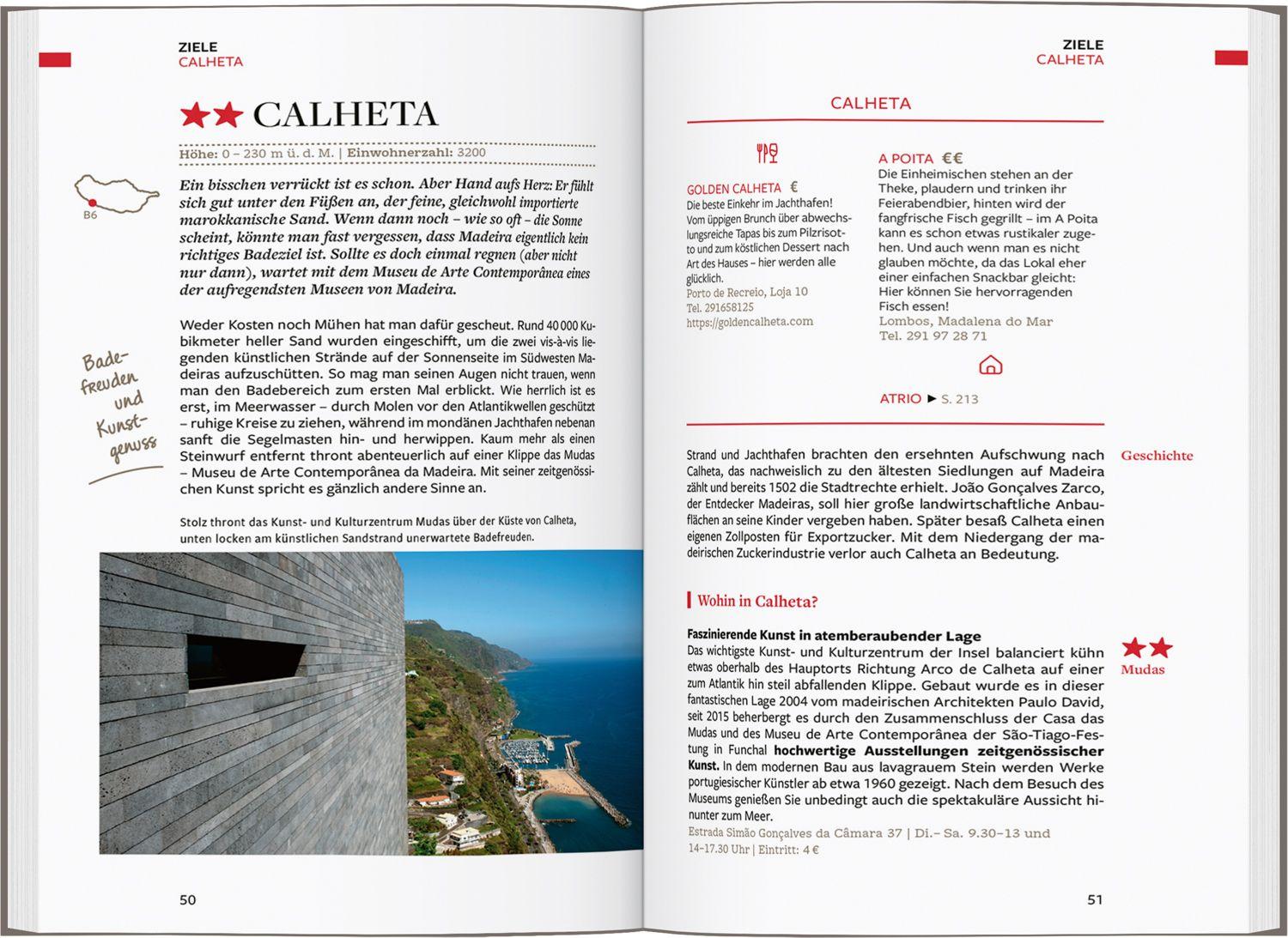 Beispielinhalt (Bild) Baedeker Reiseführer Madeira