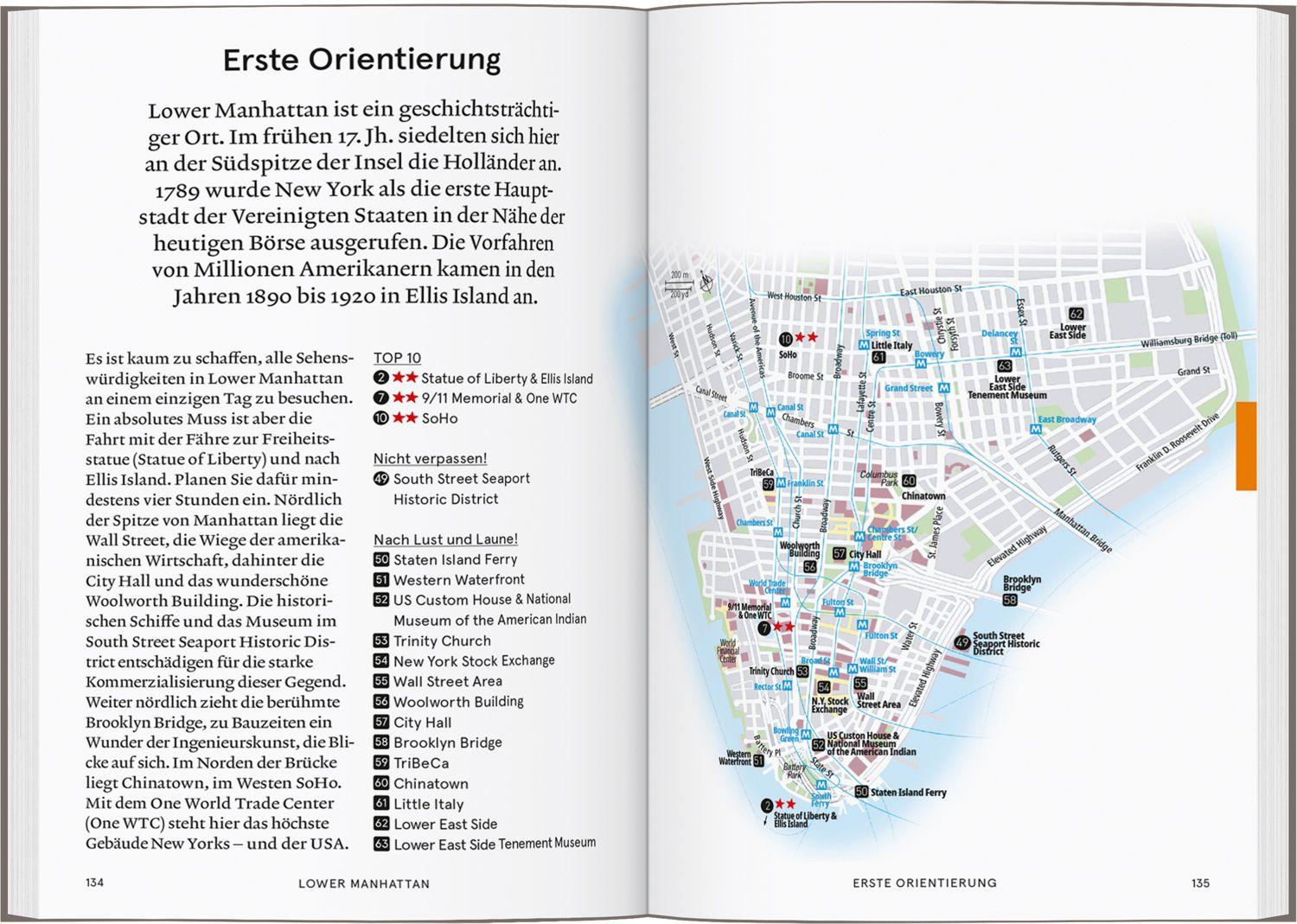 Beispielinhalt (Bild) Baedeker SMART Reiseführer New York