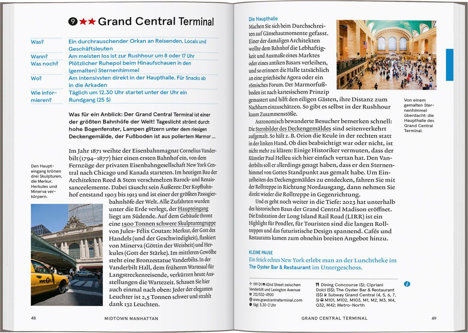 Beispielinhalt (Bild) Baedeker SMART Reiseführer New York