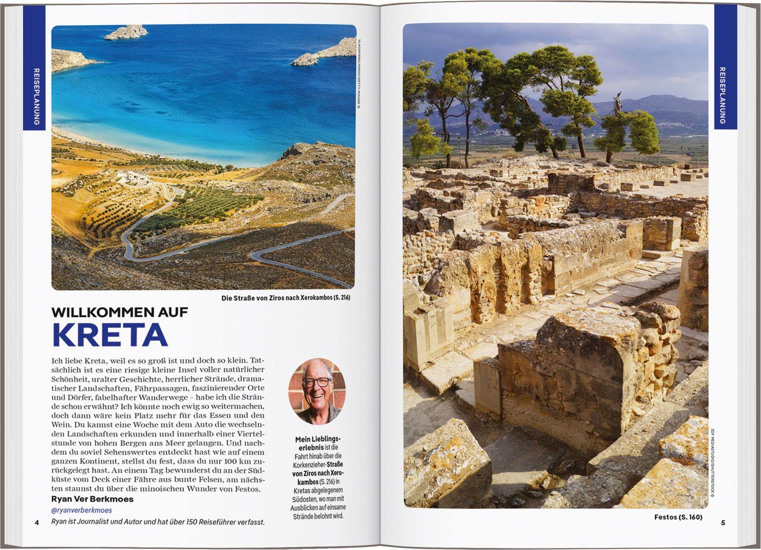 Beispielinhalt (Bild) LONELY PLANET Reiseführer Kreta