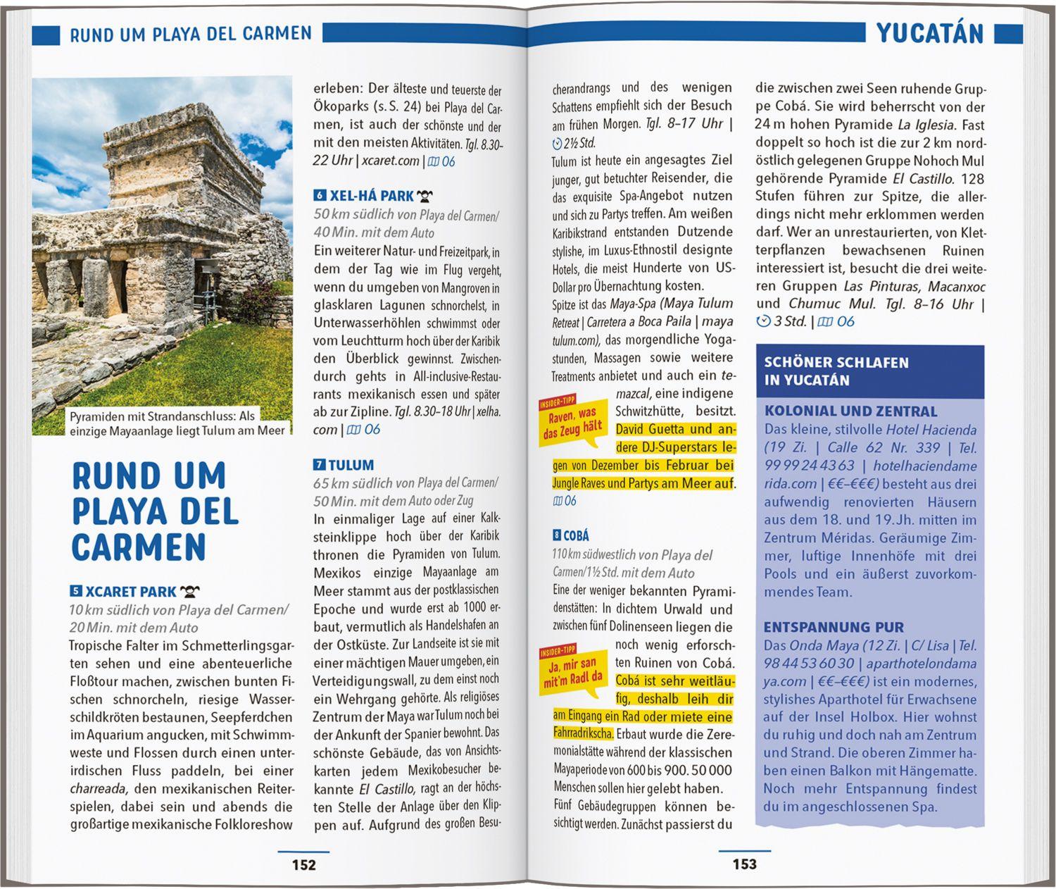Beispielinhalt (Bild) MARCO POLO Reiseführer Mexiko