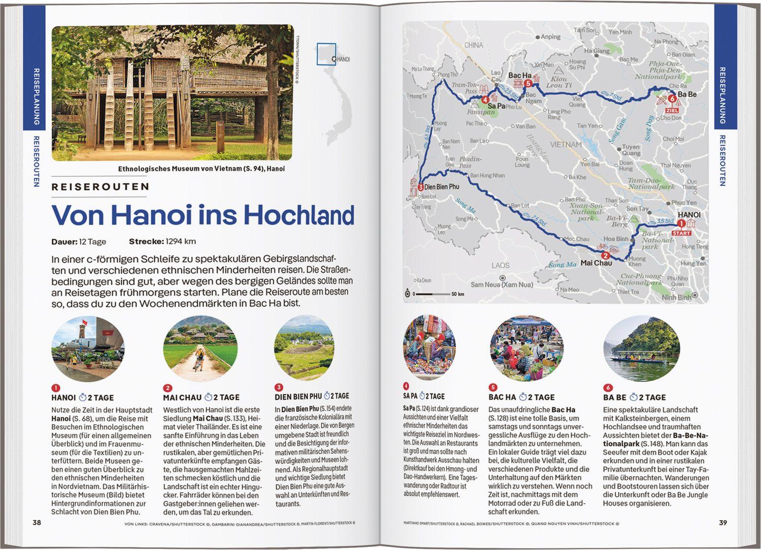 Beispielinhalt (Bild) LONELY PLANET Reiseführer Vietnam