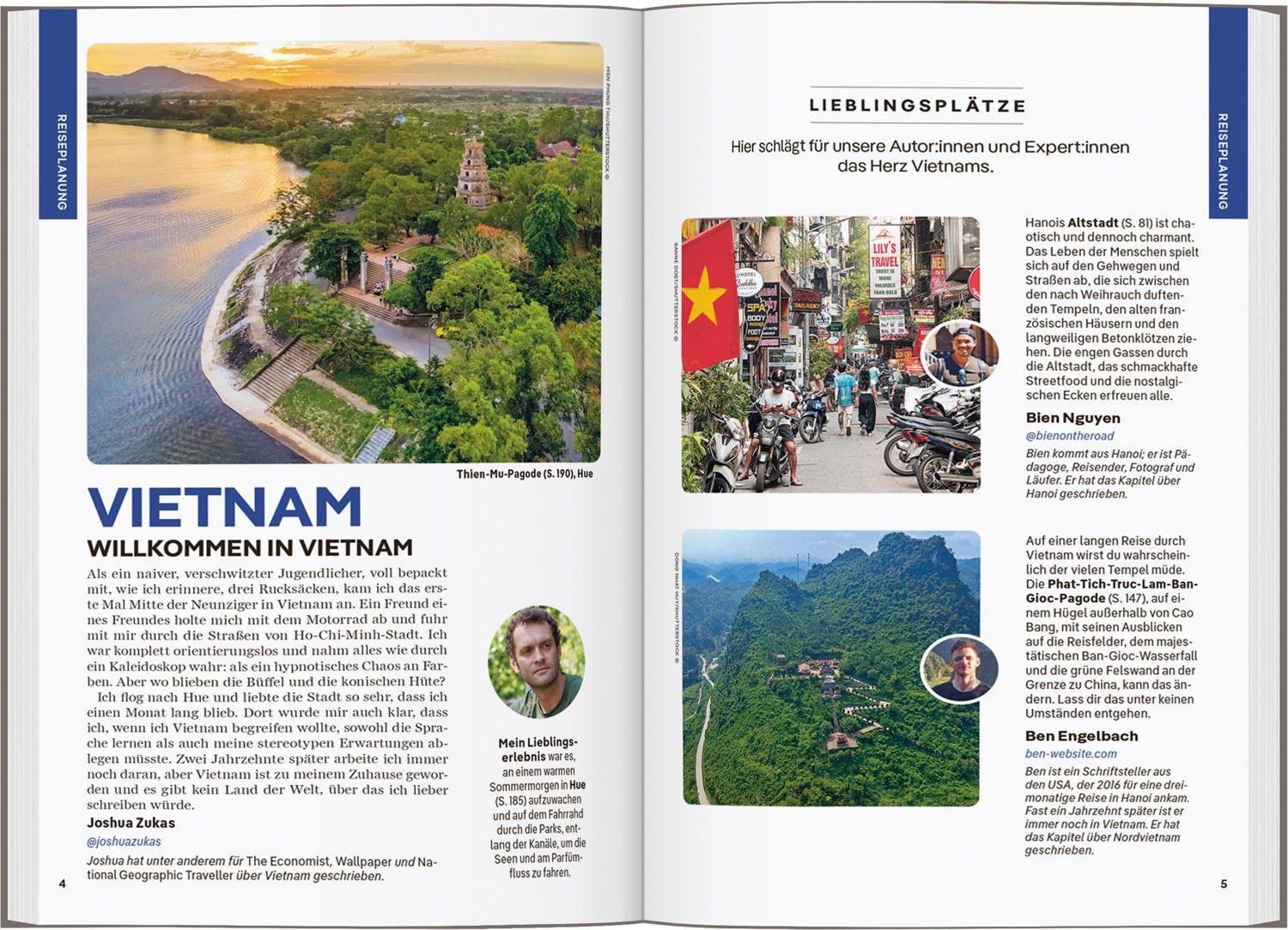 Beispielinhalt (Bild) LONELY PLANET Reiseführer Vietnam