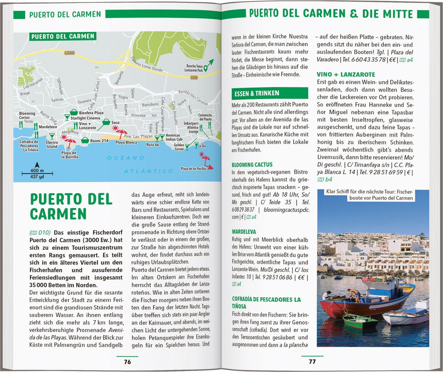 Beispielinhalt (Bild) MARCO POLO Reiseführer Lanzarote