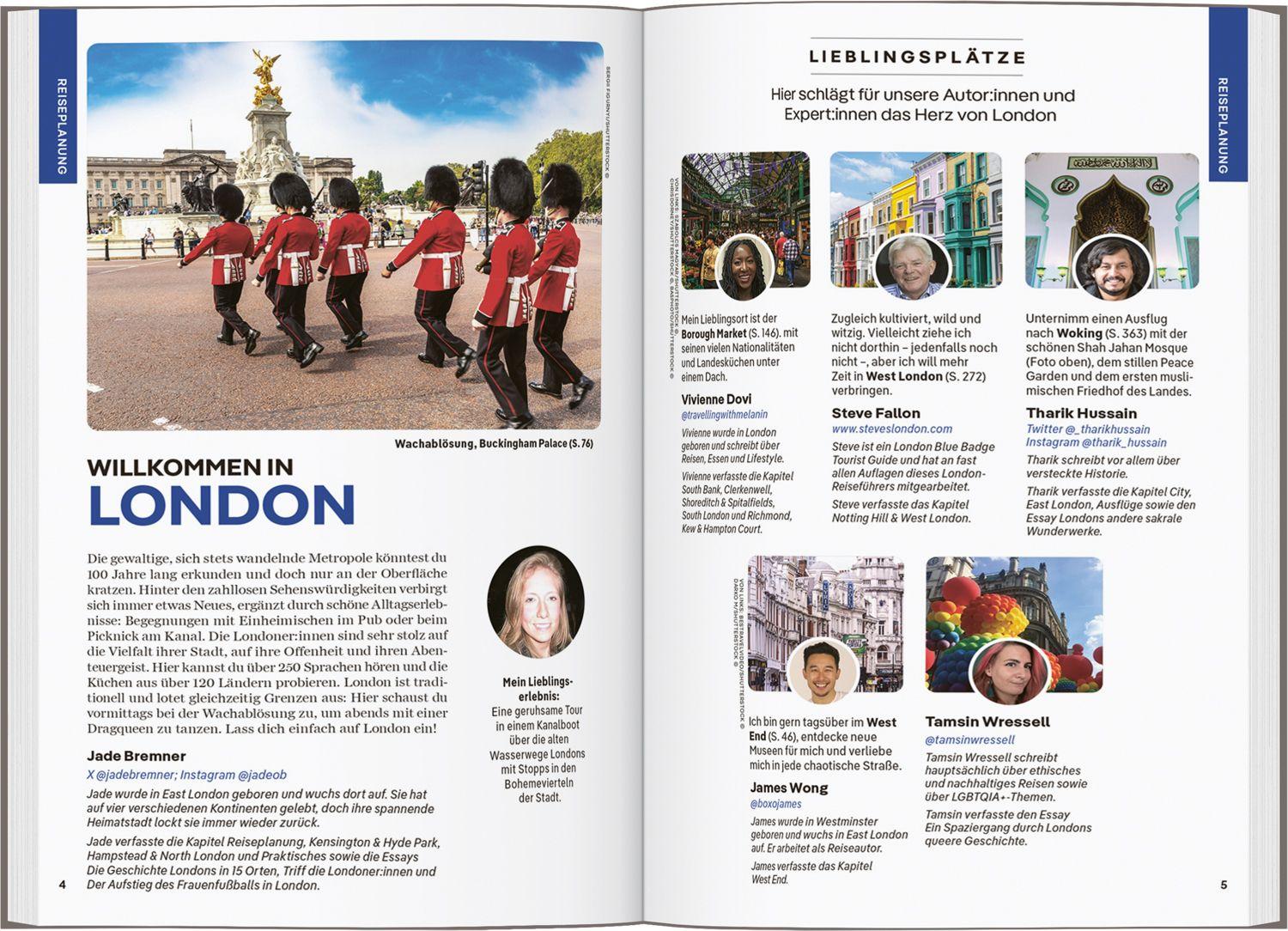 Beispielinhalt (Bild) LONELY PLANET Reiseführer London