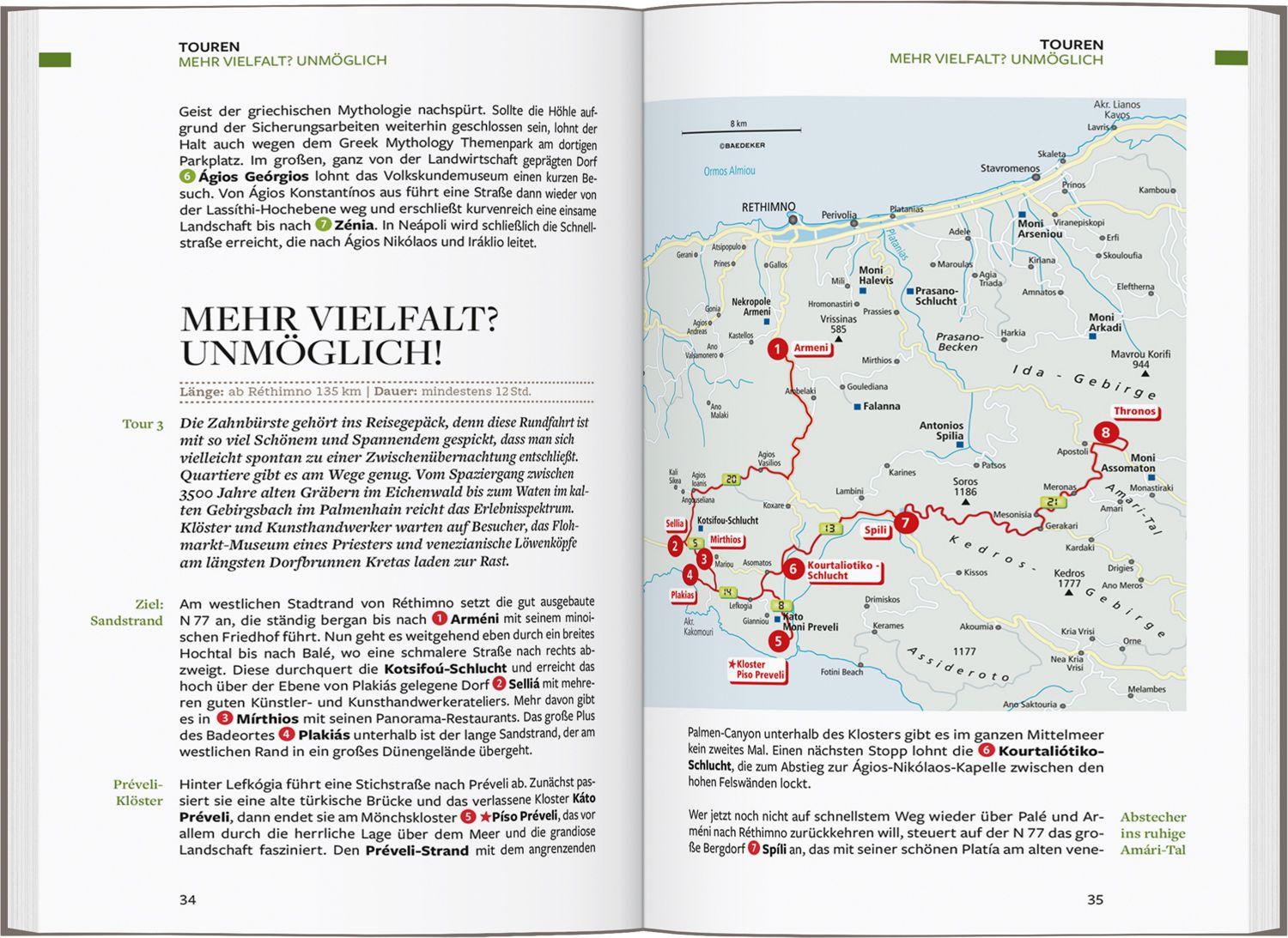 Beispielinhalt (Bild) Baedeker Reiseführer Kreta