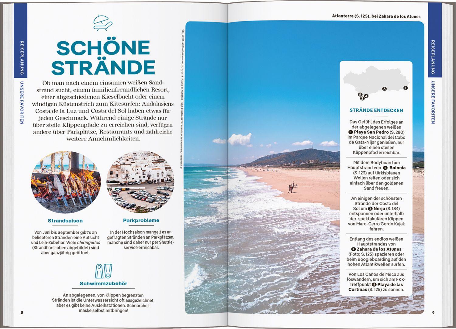 Beispielinhalt (Bild) LONELY PLANET Reiseführer Andalusien