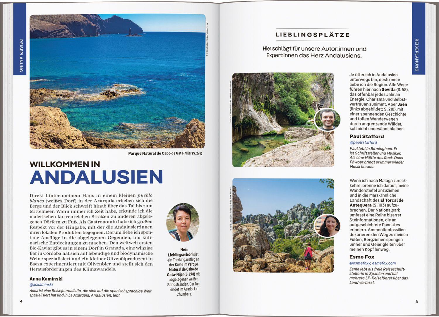 Beispielinhalt (Bild) LONELY PLANET Reiseführer Andalusien