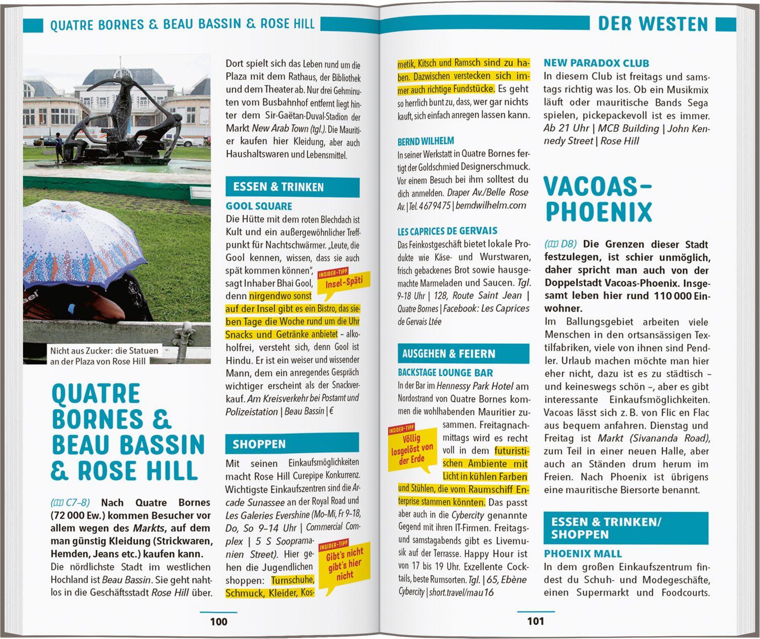 Beispielinhalt (Bild) MARCO POLO Reiseführer Mauritius