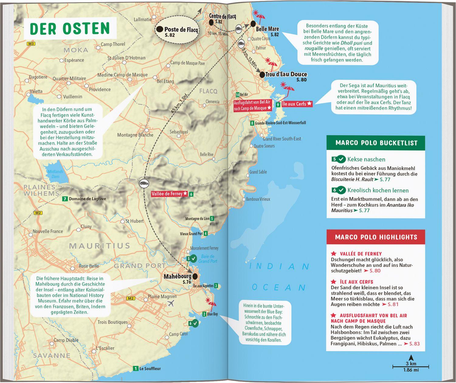 Beispielinhalt (Bild) MARCO POLO Reiseführer Mauritius