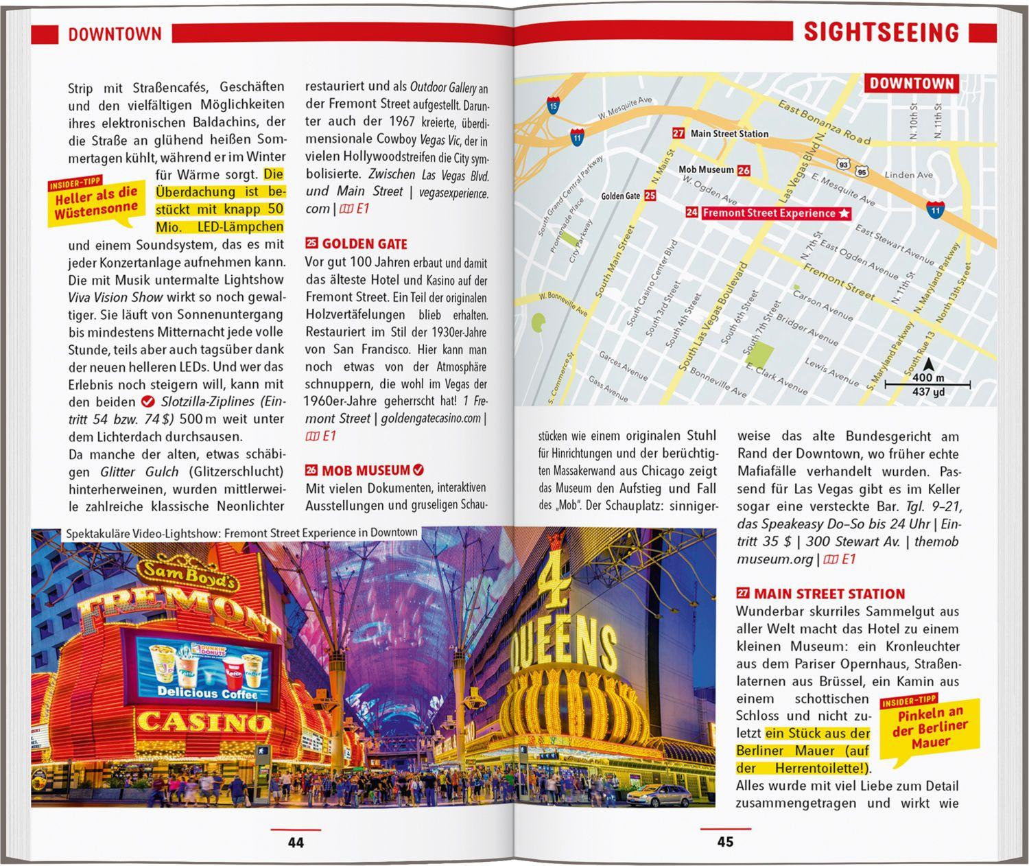 Beispielinhalt (Bild) MARCO POLO Reiseführer Las Vegas