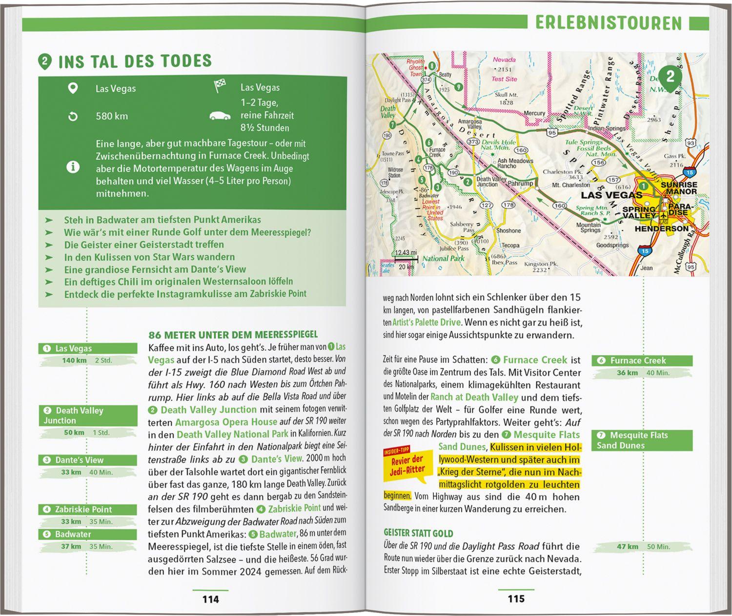Beispielinhalt (Bild) MARCO POLO Reiseführer Las Vegas