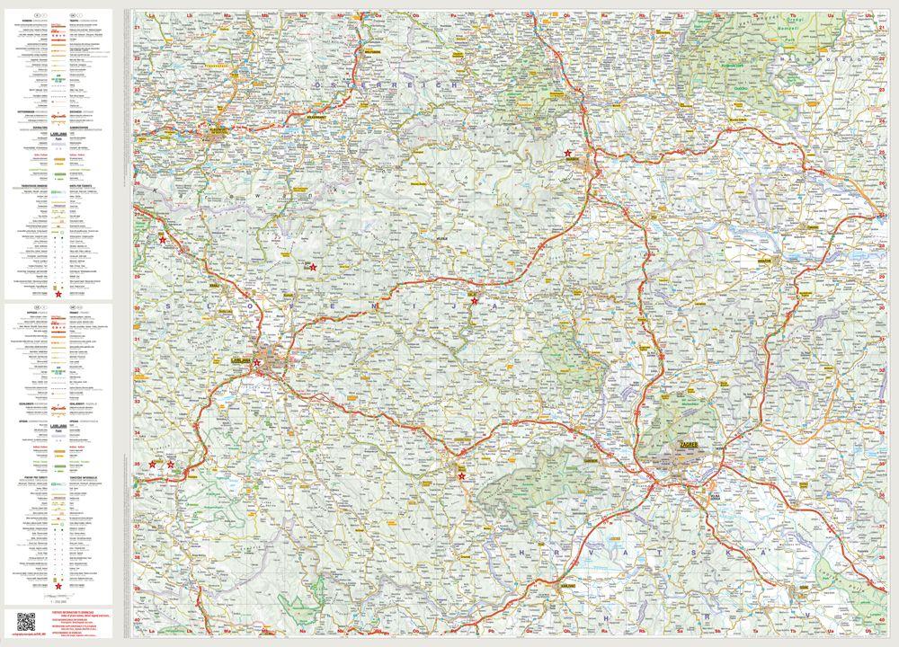 Beispielinhalt (Bild) MARCO POLO Reisekarte Slowenien und Istrien 1:250.000