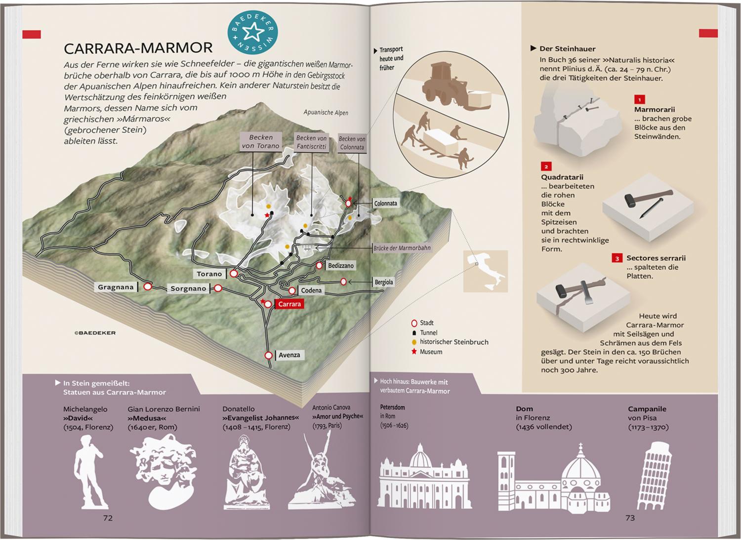 Beispielinhalt (Bild) Baedeker Reiseführer Toskana