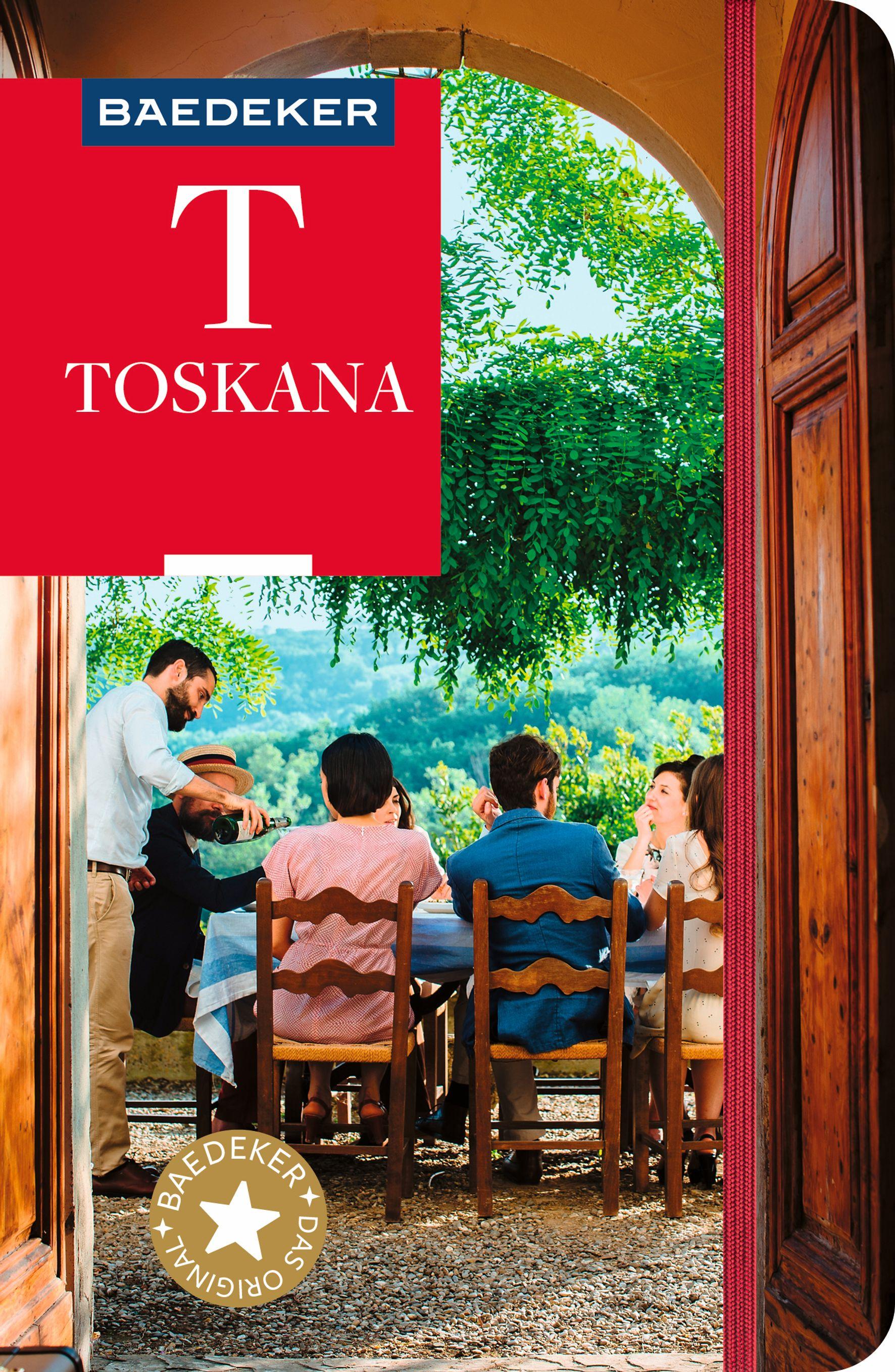 Vorderes Coverbild Baedeker Reiseführer Toskana