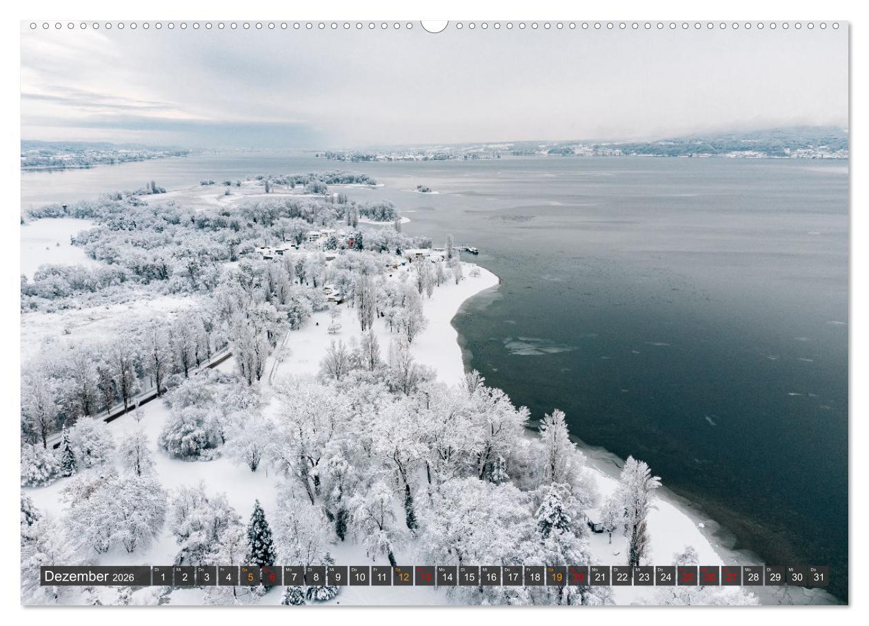 Beispielinhalt (Bild) Die Halbinsel Mettnau - Erholungsort im Bodensee (Wandkalender 2026 DIN A2 quer), CALVENDO Monatskalender