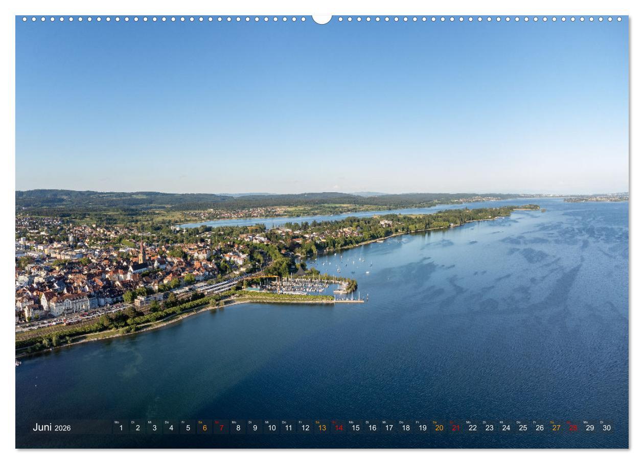 Beispielinhalt (Bild) Die Halbinsel Mettnau - Erholungsort im Bodensee (Wandkalender 2026 DIN A2 quer), CALVENDO Monatskalender