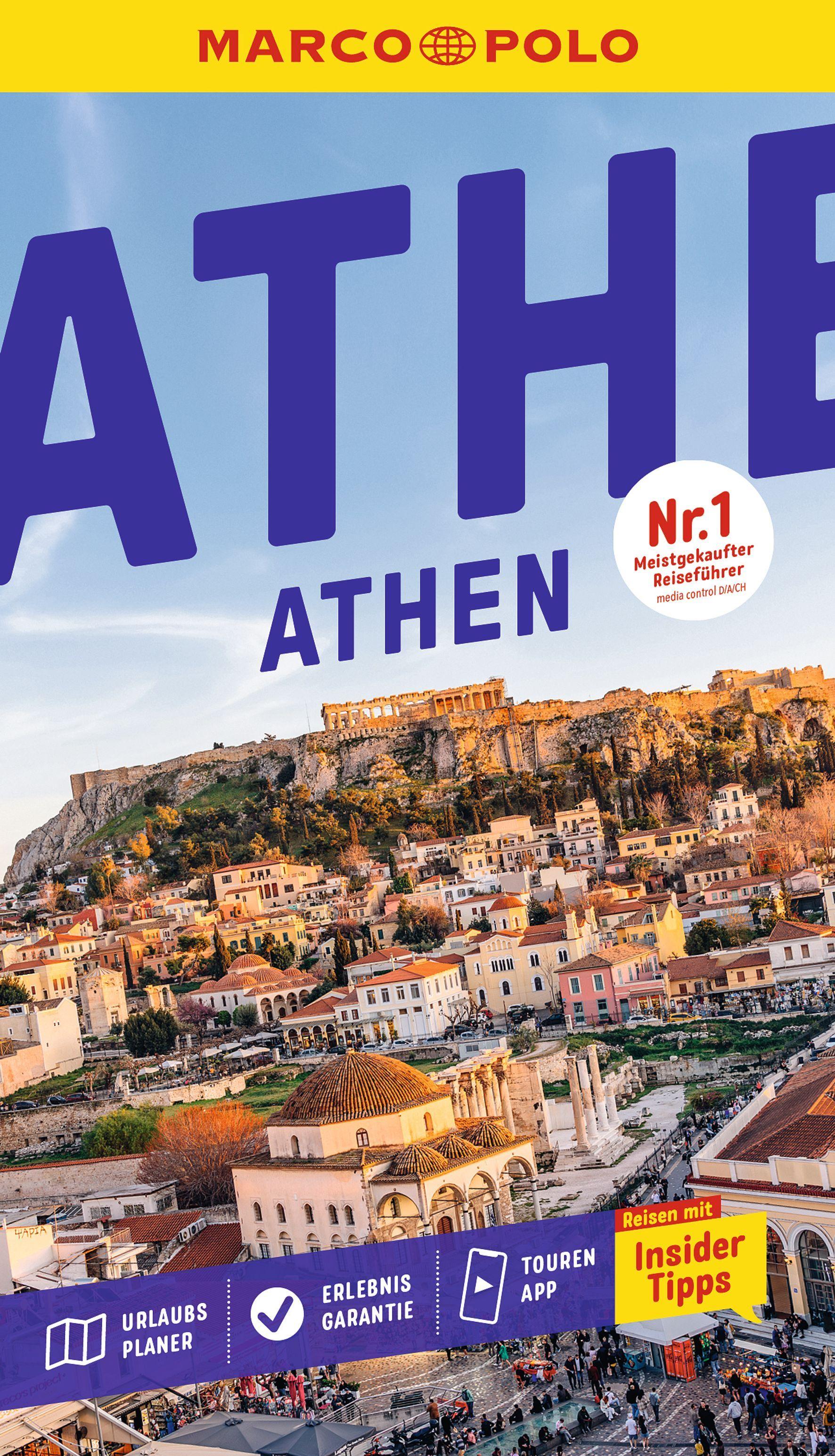 Vorderes Coverbild MARCO POLO Reiseführer Athen