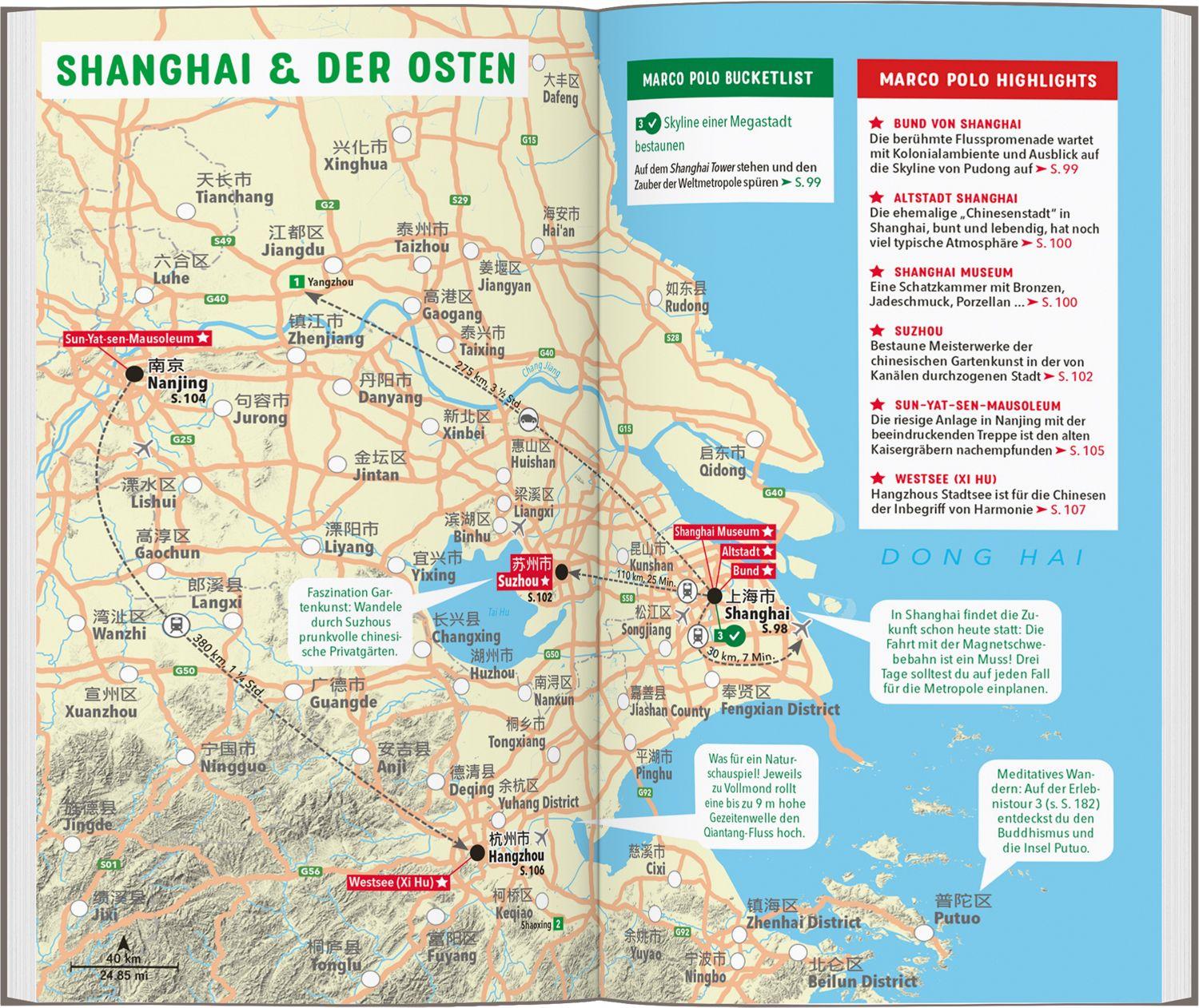 Beispielinhalt (Bild) MARCO POLO Reiseführer China