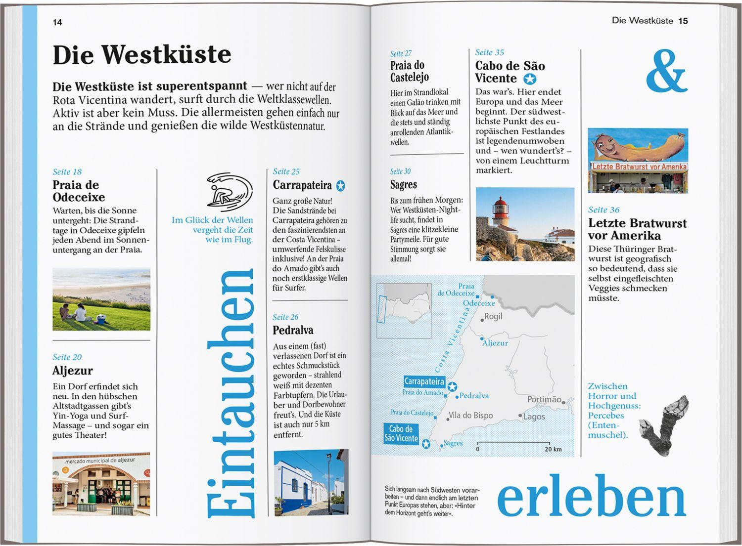 Beispielinhalt (Bild) DUMONT Reise-Taschenbuch Reiseführer Algarve