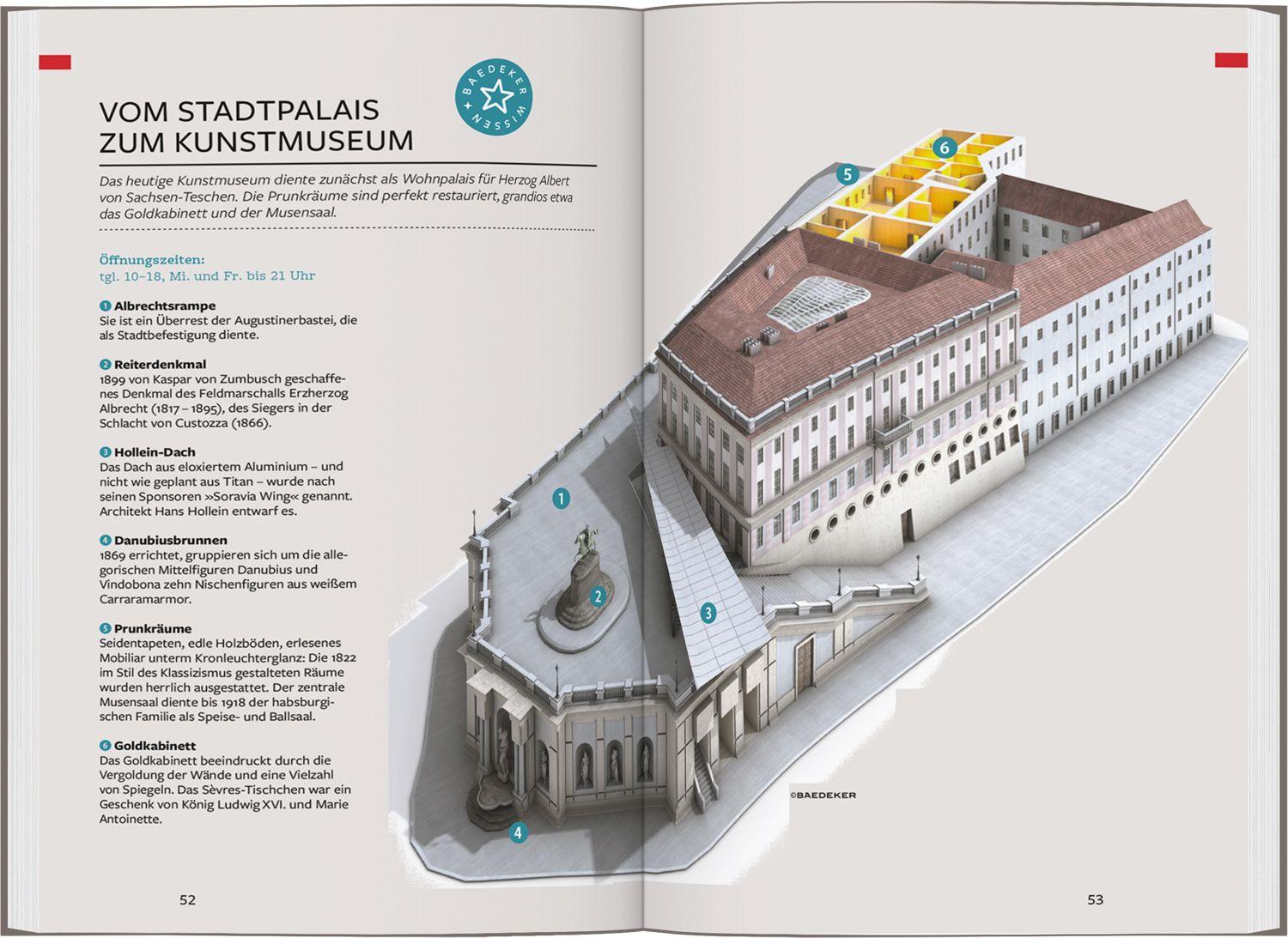 Beispielinhalt (Bild) Baedeker Reiseführer Wien