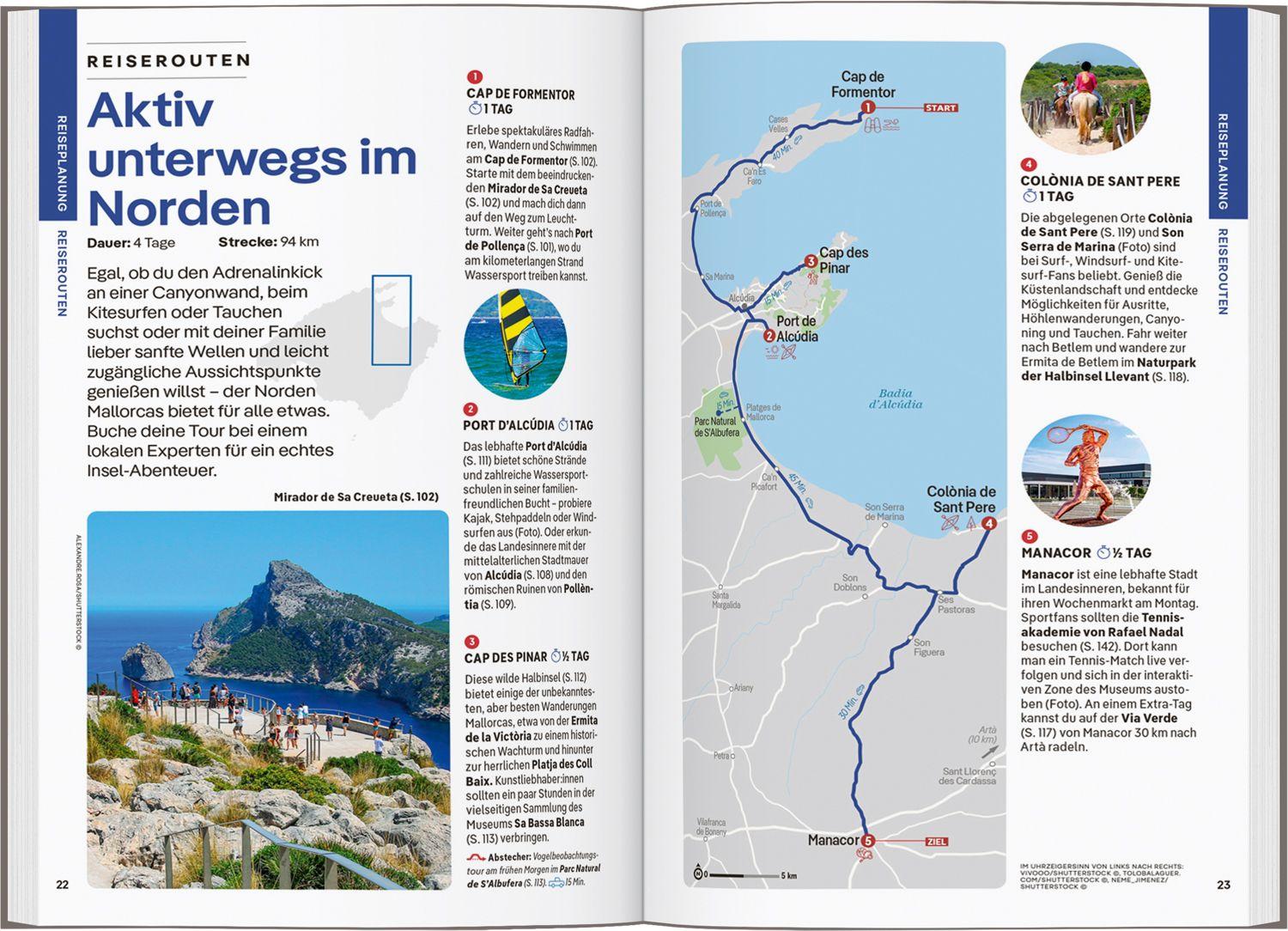 Beispielinhalt (Bild) LONELY PLANET Reiseführer Mallorca
