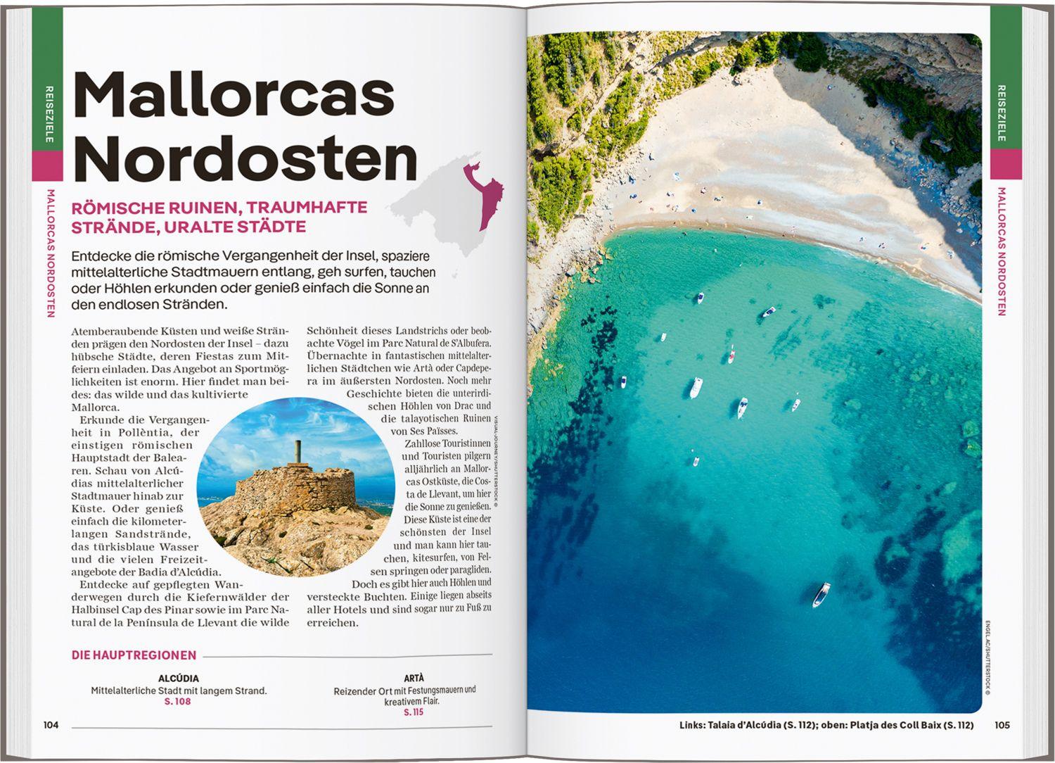 Beispielinhalt (Bild) LONELY PLANET Reiseführer Mallorca