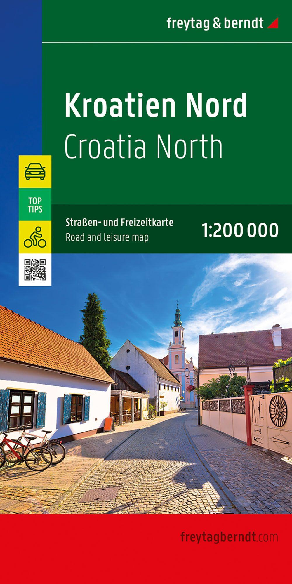 Beispielinhalt (Bild) Kroatien, Straßenkarten-Set 1:200.000, freytag & berndt