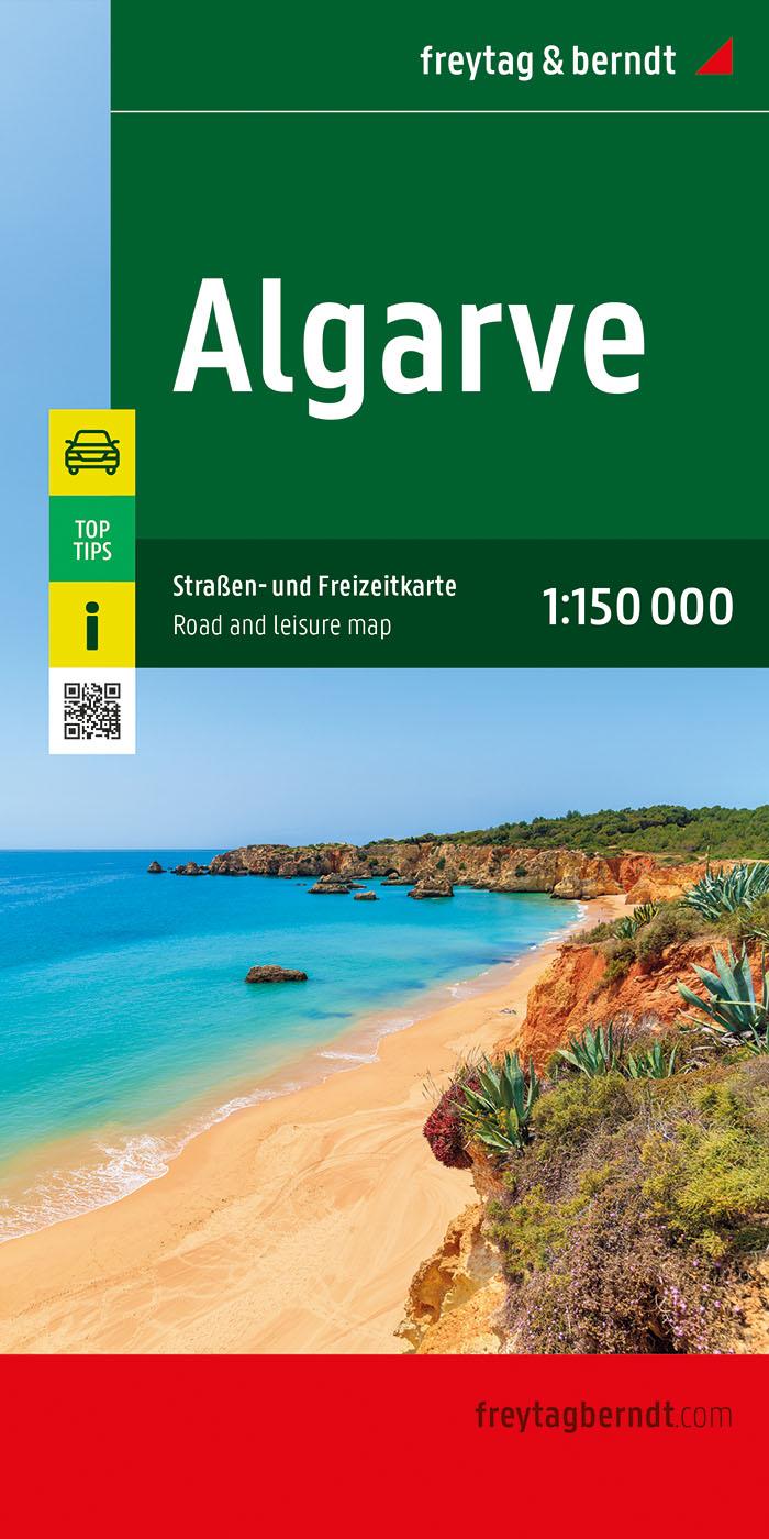 Vorderes Coverbild Algarve, Straßen- und Freizeitkarte 1:150.000, freytag & berndt