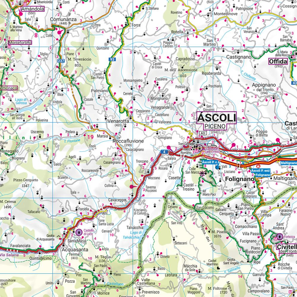 Beispielinhalt (Bild) Italien, Autoatlas 1:150.000, freytag & berndt