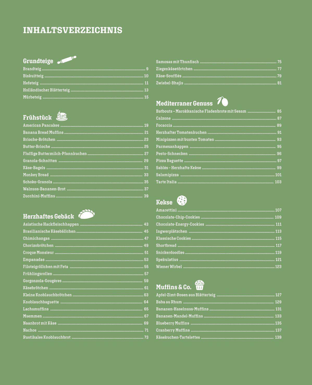 Beispielinhalt (Bild) Heißluftfritteuse GOLD Das Backbuch