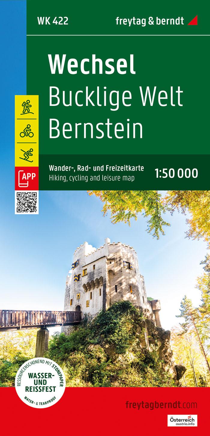 Vorderes Coverbild Wechsel, Wander-, Rad- und Freizeitkarte 1:50.000, freytag & berndt, WK 422