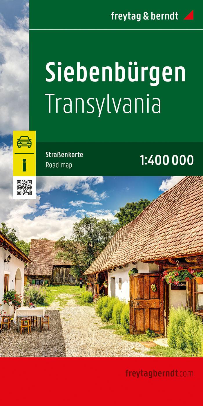 Vorderes Coverbild Siebenbürgen, Straßenkarte 1:400.000, freytag & berndt