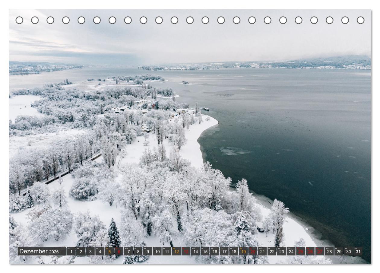 Beispielinhalt (Bild) Die Halbinsel Mettnau - Erholungsort im Bodensee (Tischkalender 2026 DIN A5 quer), CALVENDO Monatskalender
