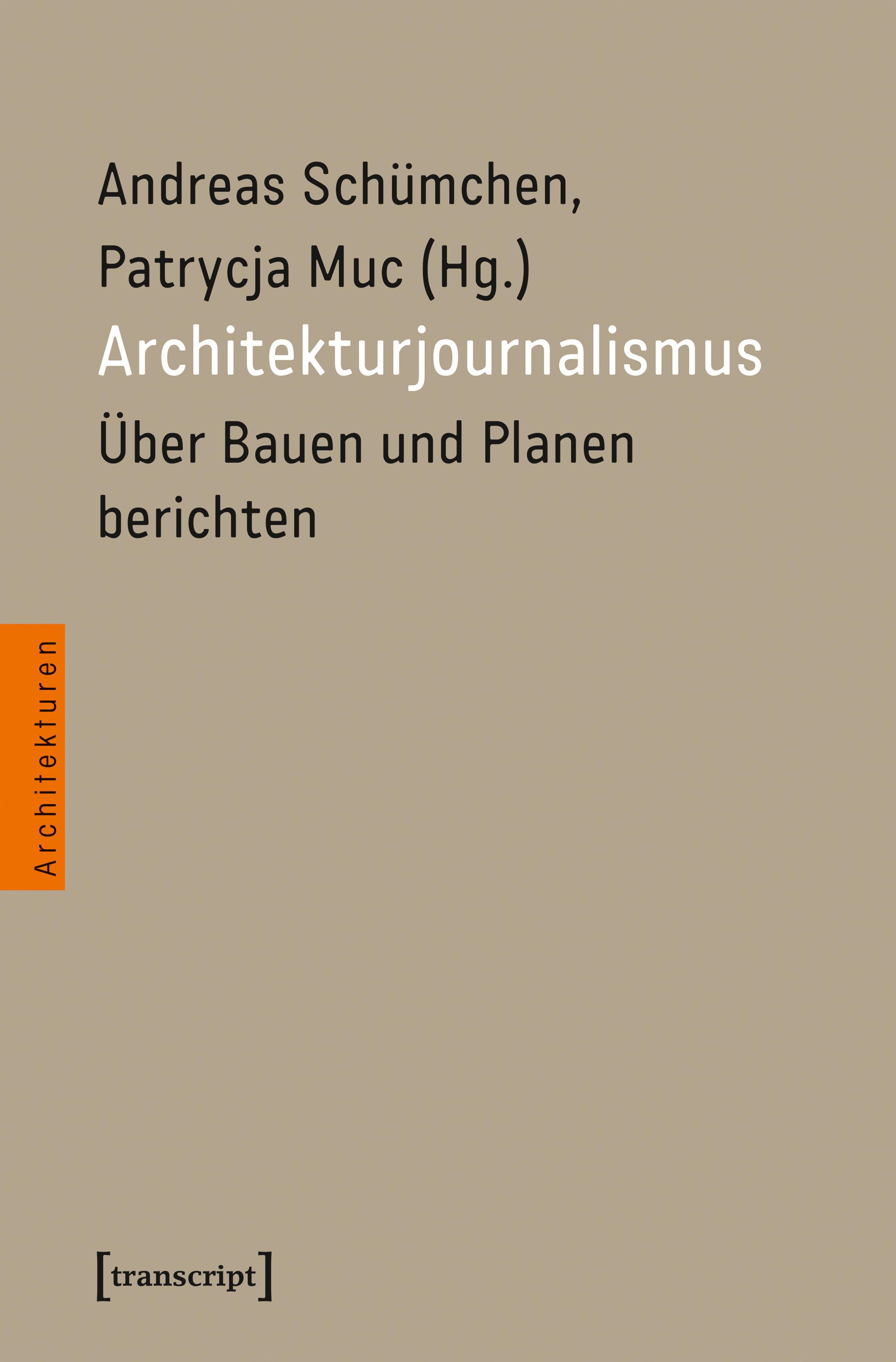 Vorderes Coverbild Architekturjournalismus