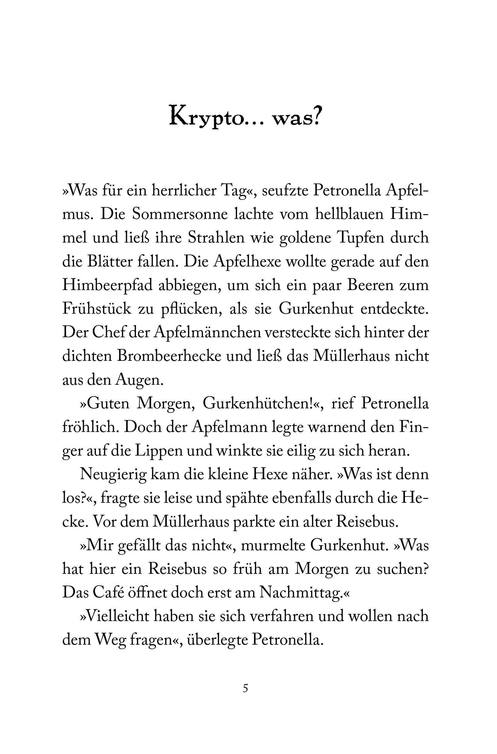 Beispielinhalt (Bild) Petronella Apfelmus - Hexenschuss und Zaubernuss (Band 13)
