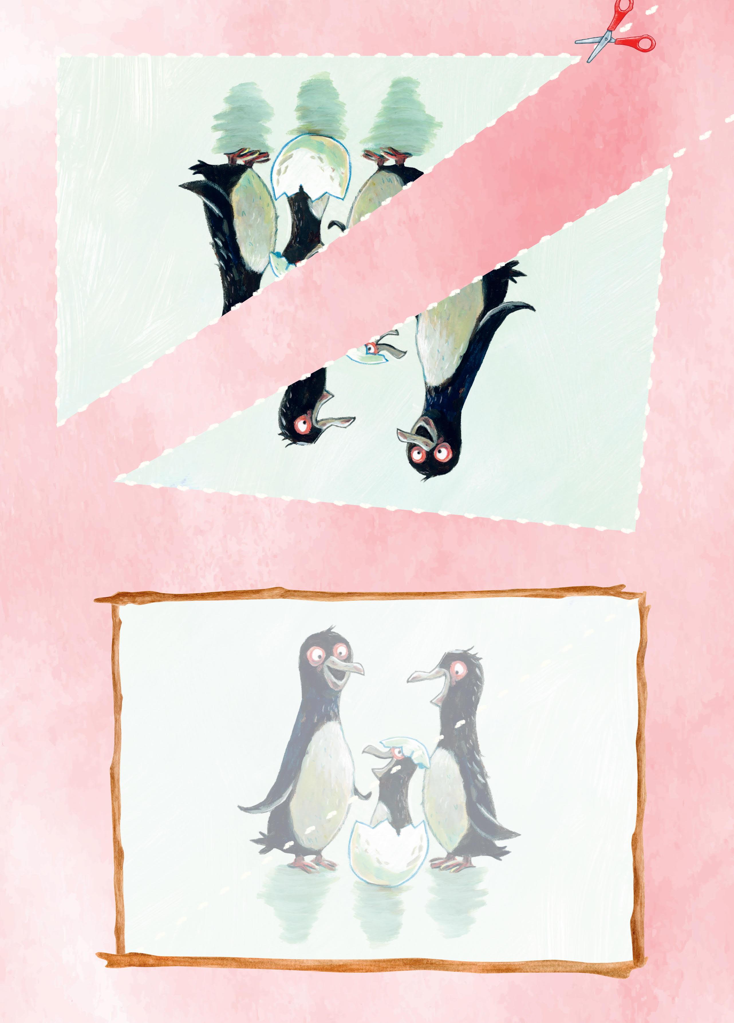 Beispielinhalt (Bild) Schneiden und Kleben - im Zoo