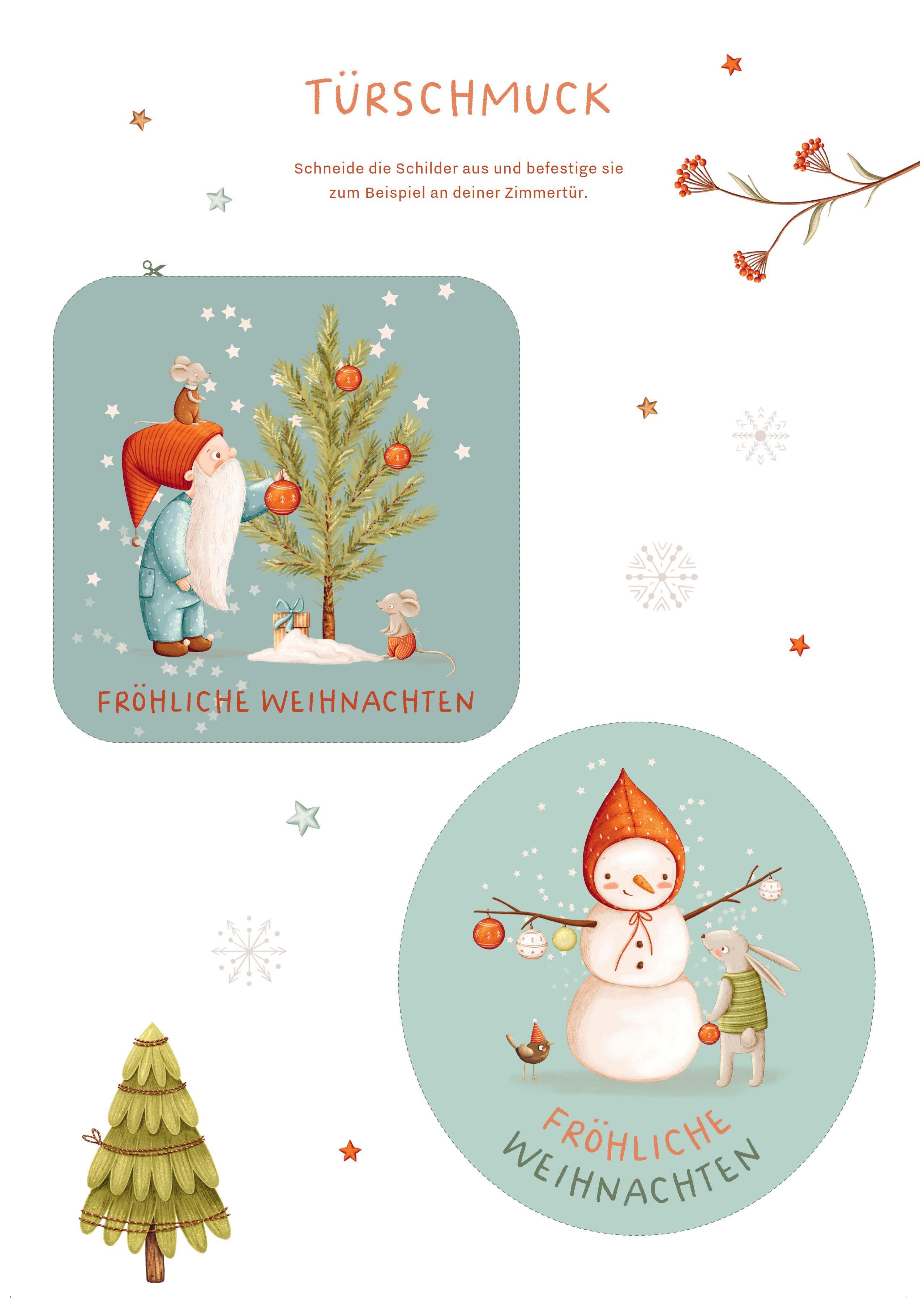 Beispielinhalt (Bild) Basteln & Spielen zu Weihnachten