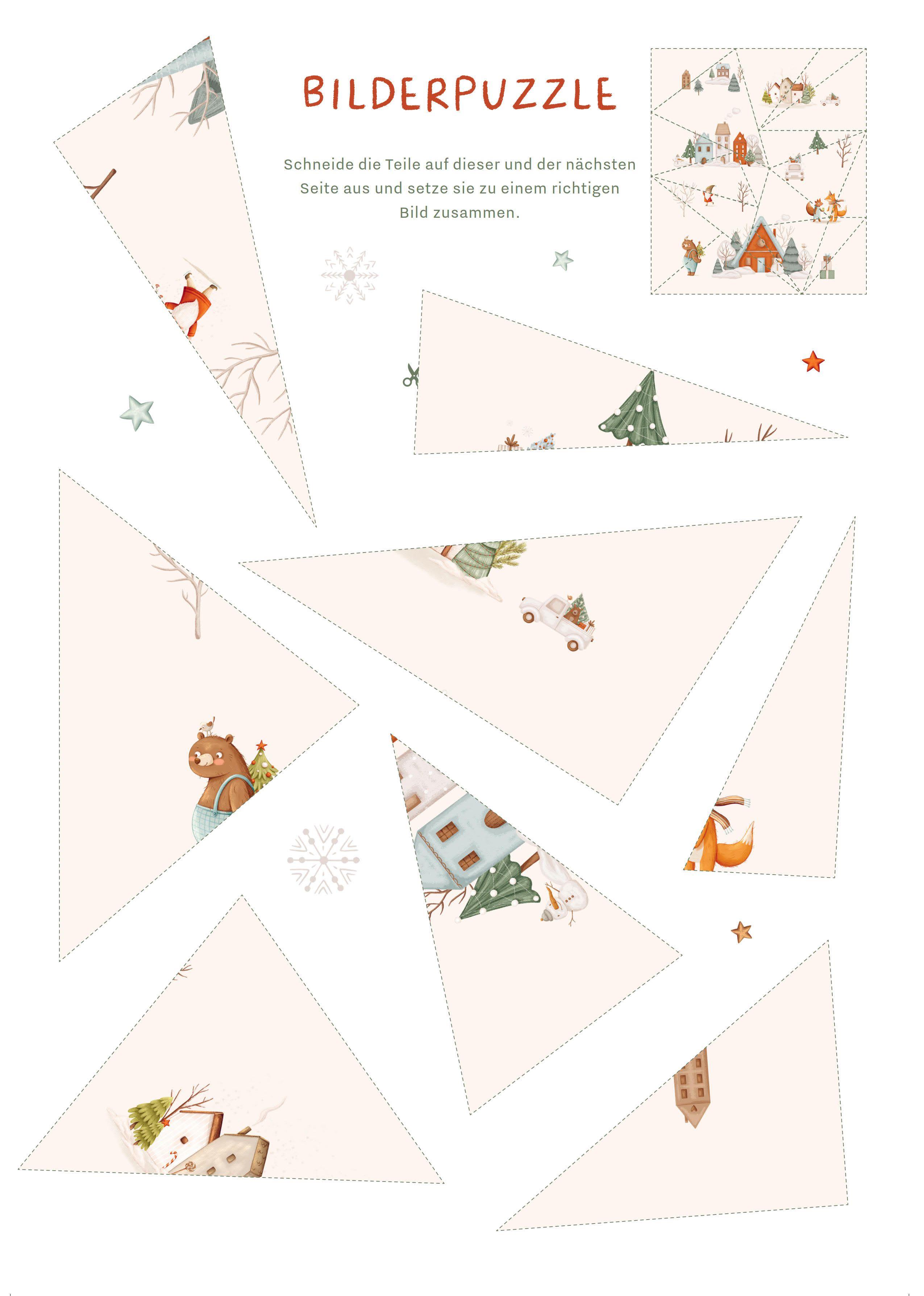 Beispielinhalt (Bild) Basteln & Spielen zu Weihnachten