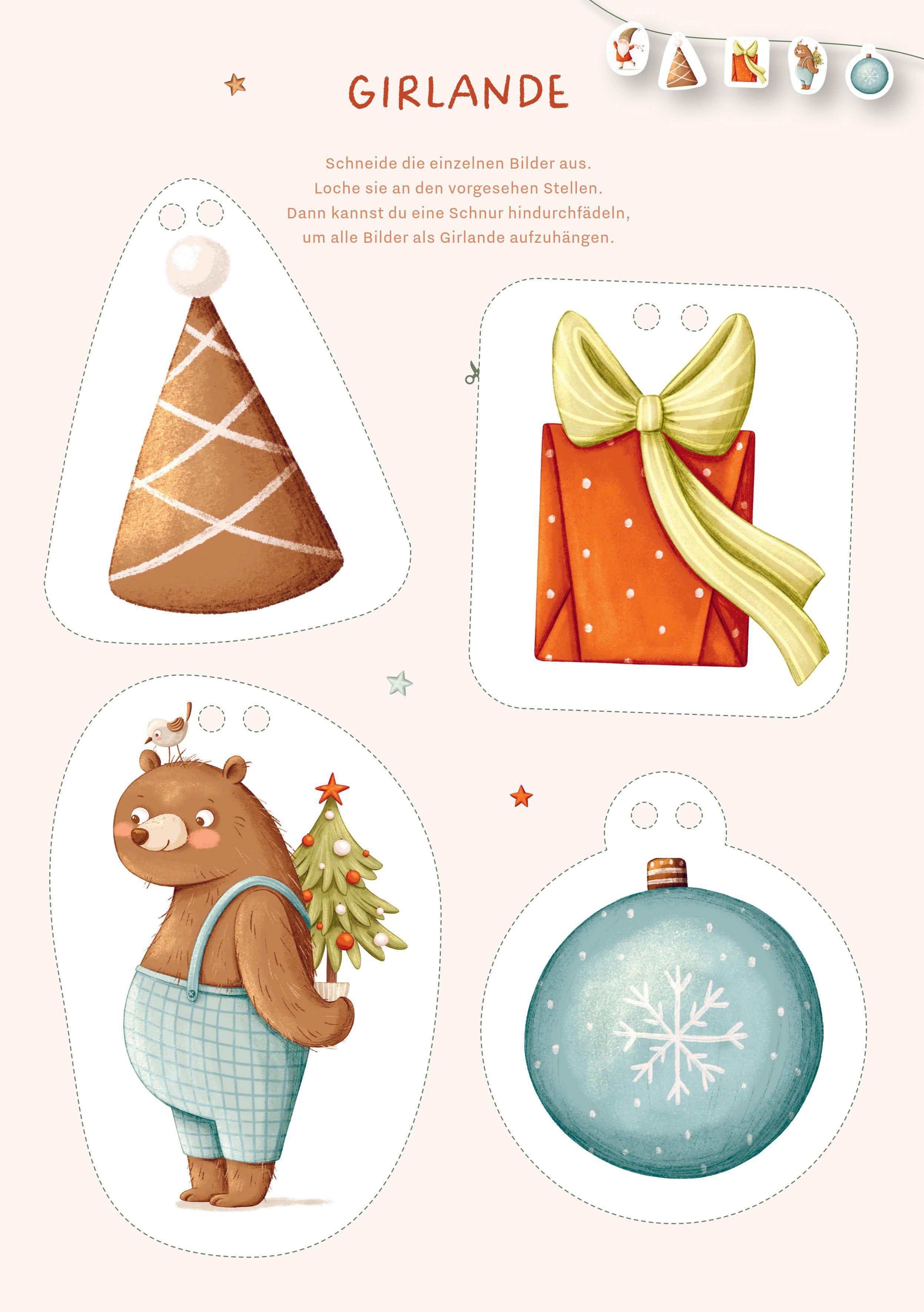 Beispielinhalt (Bild) Basteln & Spielen zu Weihnachten