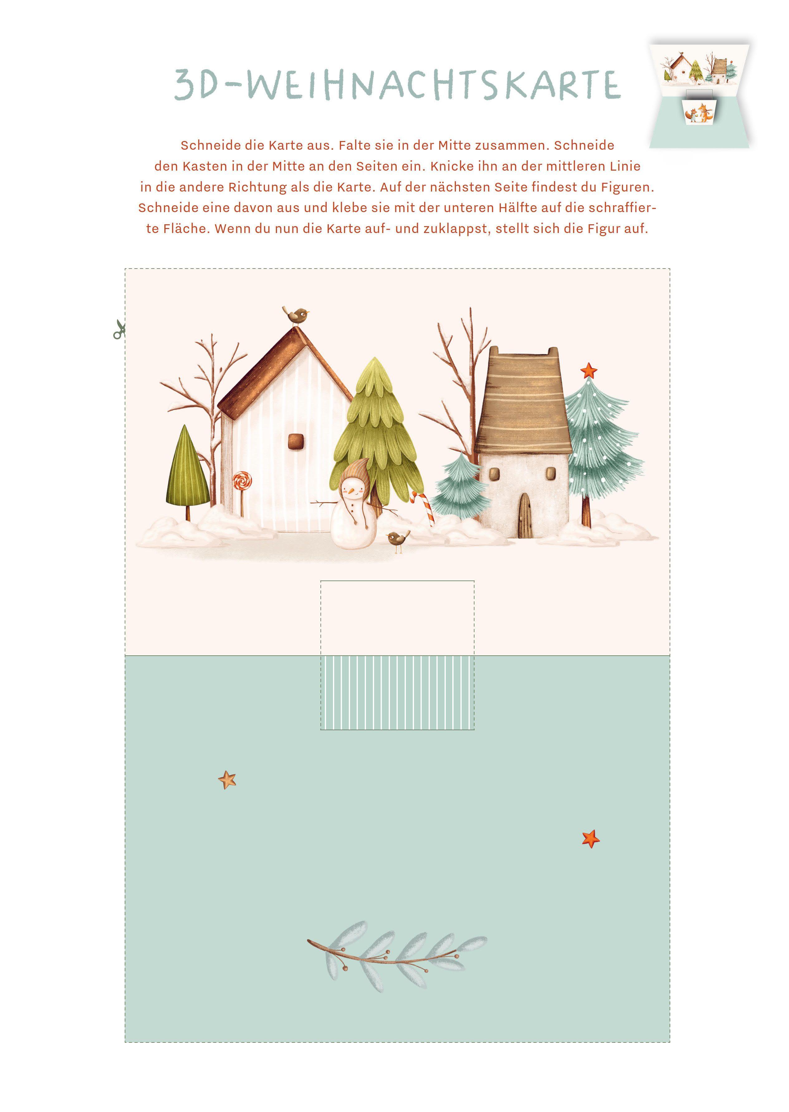 Beispielinhalt (Bild) Basteln & Spielen zu Weihnachten