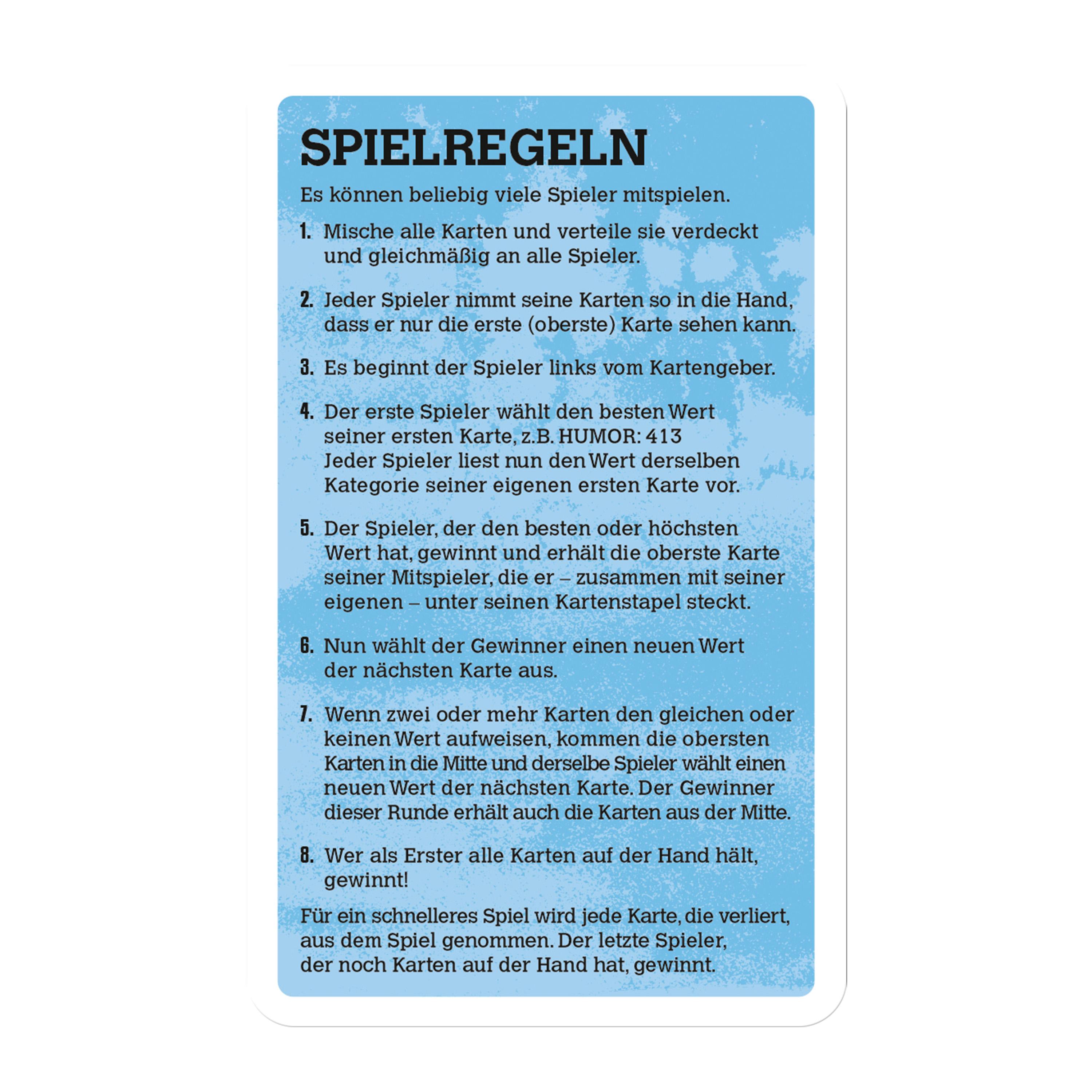 Beispielinhalt (Bild) Top Trumps Lilo & Stitch