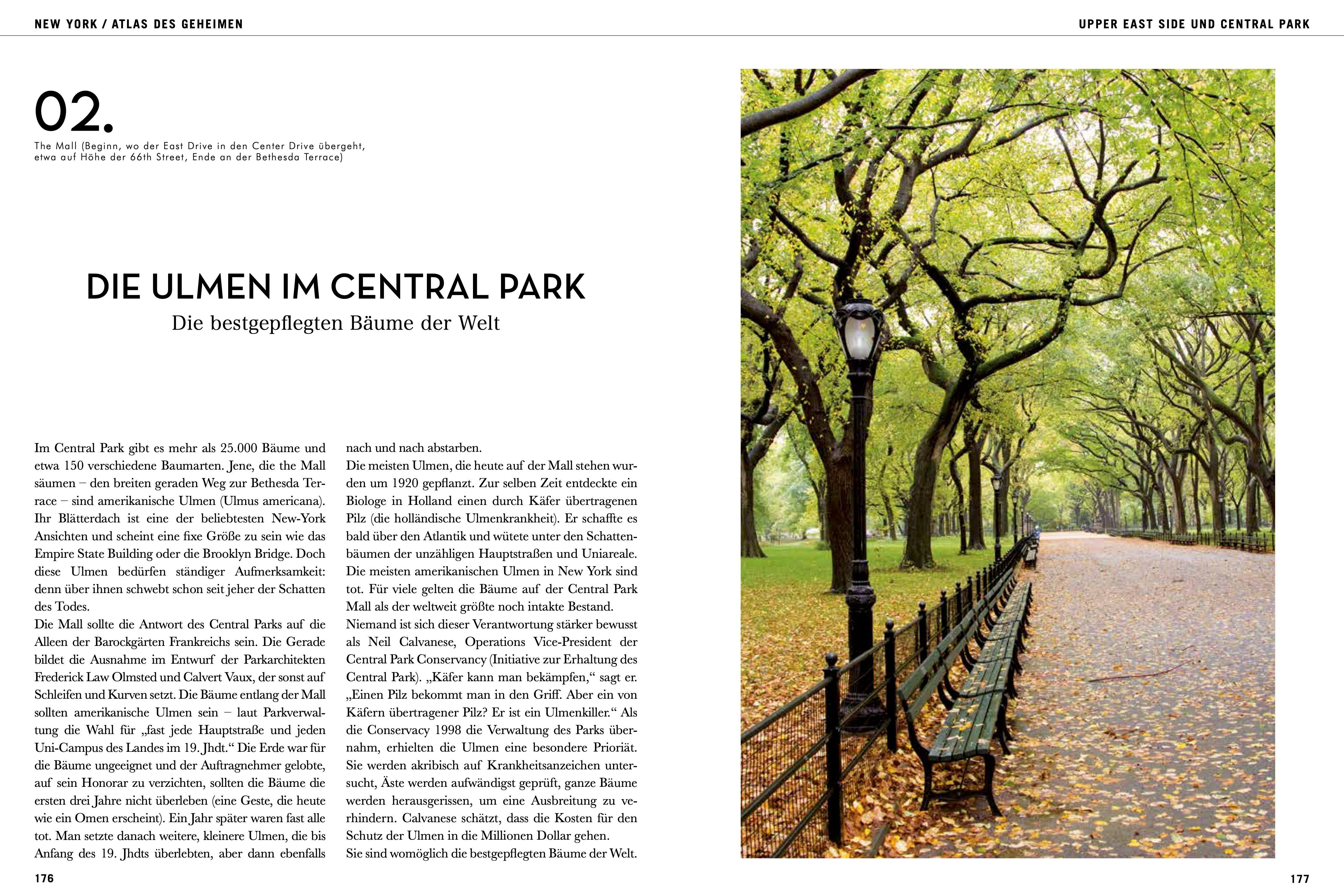 Beispielinhalt (Bild) New York - Atlas des Geheimen