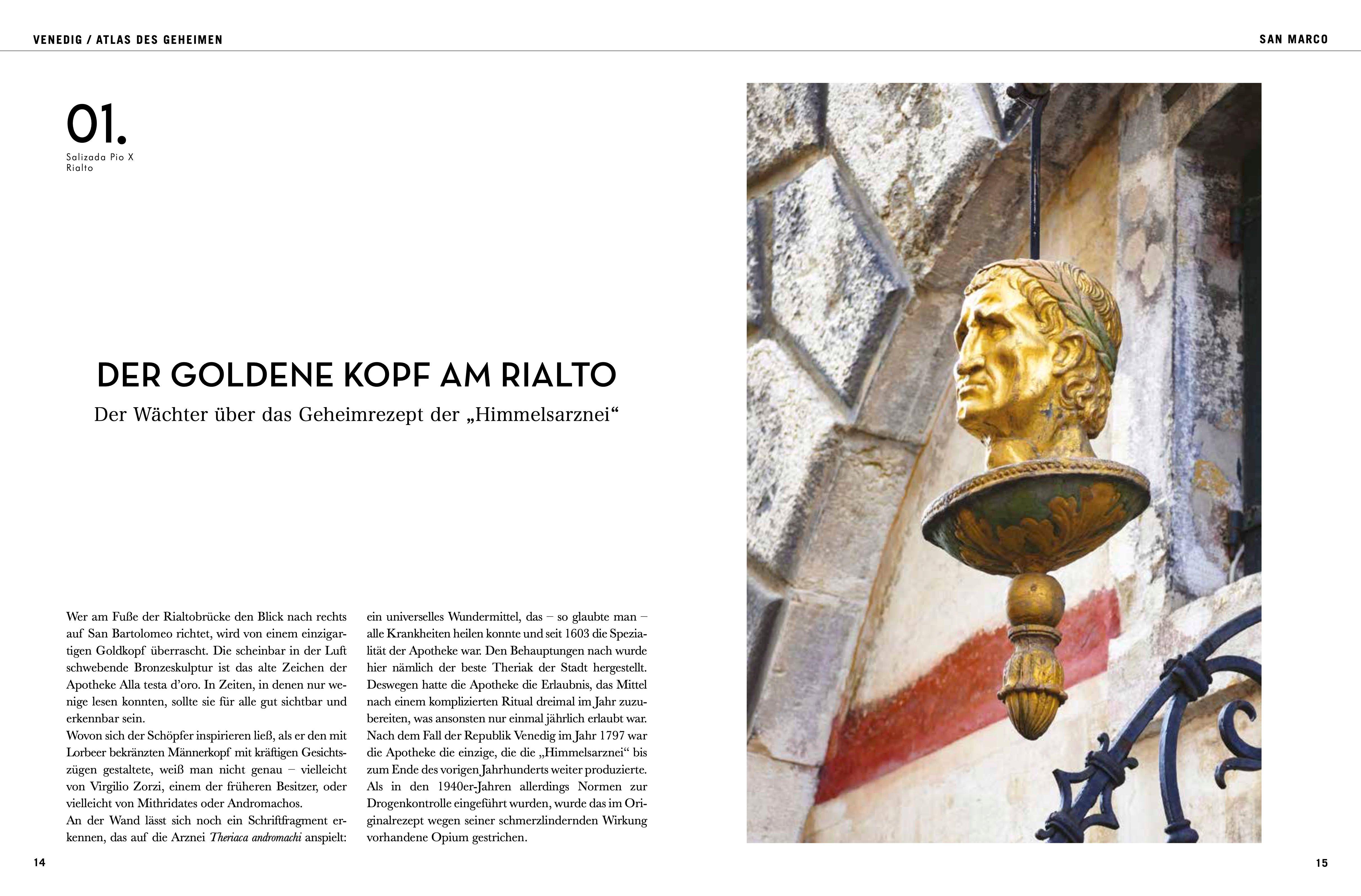 Beispielinhalt (Bild) Venedig - Atlas des Geheimen